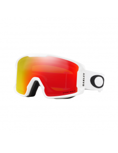 Maschera Snowboard OAKLEY Line Miner Fascia Matte White Lente Prizm Snow Iridium