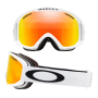 Snowboard Goggles OAKLEY O-Frame 2.0 White PRO XM Fire Iridium