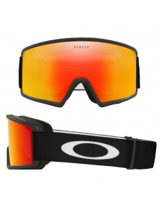 OAKLEY Target Line M Black Lens Fire Iridium 2