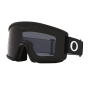 Maschera Snowboard OAKLEY Target Line L Nero Lente Dark Grey