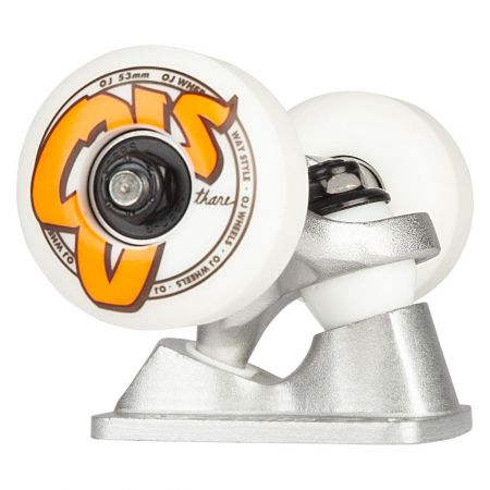 BULLET Truck Skateboard Assemblato con ruote 83A 53mm OJ e Cuscinetti Bullet abec 3