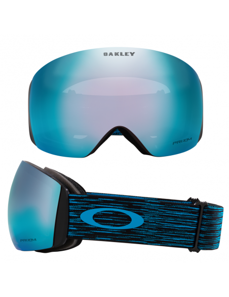 Maschera Snowboard OAKLEY Flight Deck Blue Haze Lente Prizm Snow Sapphire Iridium