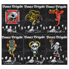 POWELL PERALTA Bones Brigade Lapel Pin spilla in metallo all series