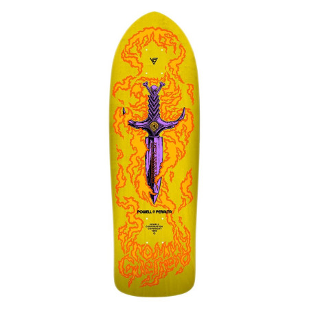 POWELL PERALTA Bones Brigade Tommy Guerrero Flaming Dagger 15th Yellow
