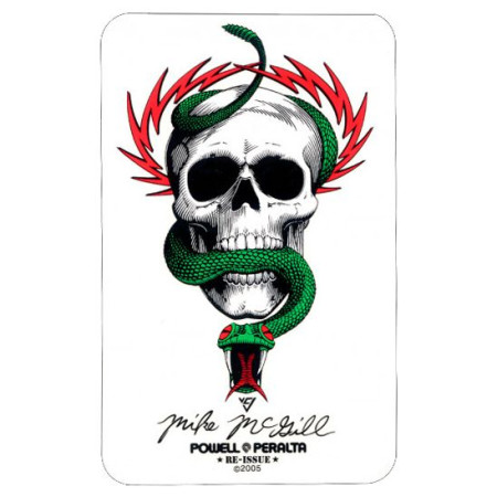 Adesivo POWELL PERALTA Mc Gill Skull & Snake 15 x 9,5 cm