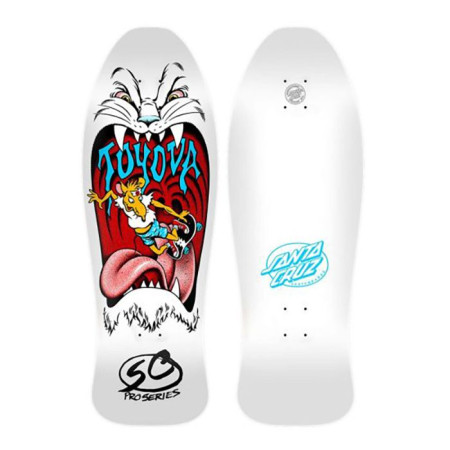 SANTA CRUZ Toyoda Mitsugu Skateboard deck reissue white