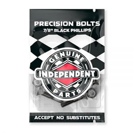 Viti Truck Skateboard INDEPENDENT Genuine Parts Phillips cross bolts 7/8" in Black