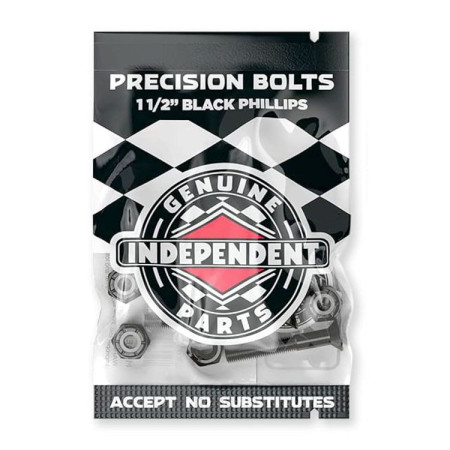 Viti Truck Skateboard INDEPENDENT Genuine Parts Phillips cross bolts 1,5" in Black