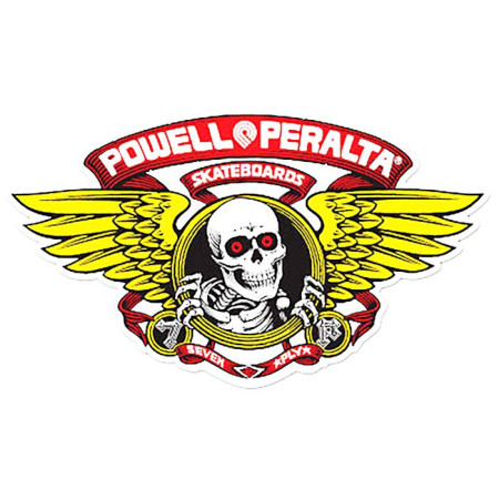 Stickers POWELL PERALTA Winged Ripper precut 17 cm x 10 cm