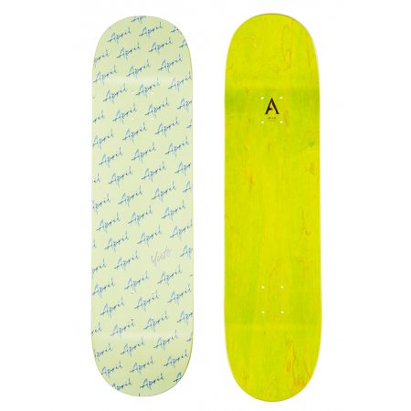 APRIL Skateboard Deck Yuto Horigome Script Logo 8,25" x 31,92"
