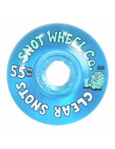 Ruote Skateboard SNOT Clear Snots Blue 55mm 101a