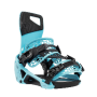 Attacco Snowboard NIDECKER Supermatic automatico universale EscapeCyan