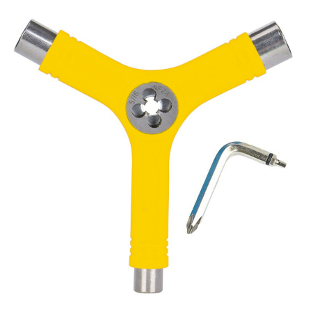 Tools chiave multi funzione Skateboard Y-Tool ACTION NOW con filettatore
