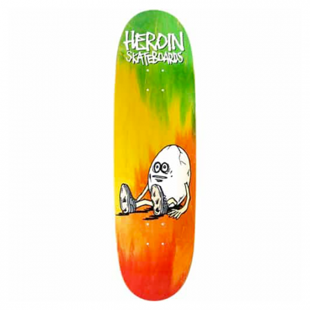 HEROIN Skateboard The Rainbow Egg 9,125"