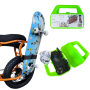 FREE SKATE - Kit Porta Skateboard Longboard Surf Skate per Biciclette | Adattabile a Tutti i Telai