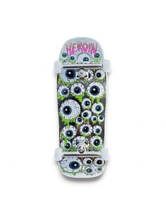 CUSTOM PRO X HEROIN Skateboards Eyes Fingerboard Complete Silver