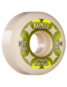 Ruote Skateboard BONES Weird Wolf v5 STF 52 mm 99a duro Shape sidecut
