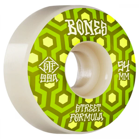 Ruote Skateboard BONES Weird Wolf v5 STF 54 mm 99a duro Shape sidecut