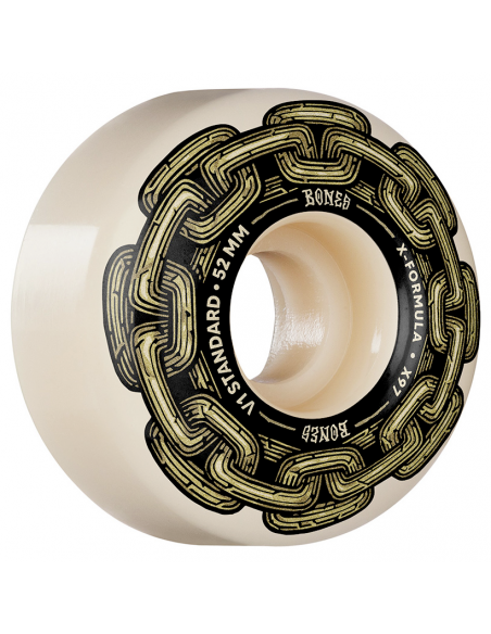 Ruote Skateboard BONES X Gold Chain 52 mm 97a duro V1