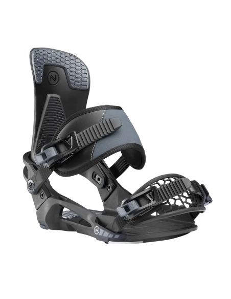 Attacco Snowboard NIDECKER Muon-X 2026 colore Nero Attacco Snowboard NIDECKER Muon-X 2026 colore Nero