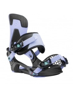 Attacco Snowboard NIDECKER Muon 2026 colore Lavander