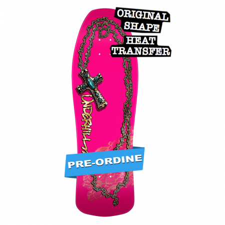 POWELL PERALTA Ray UnderHill Chain Cross Pink Gold Foil