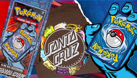 Santa Cruz x Pokémon TCG: La Collaborazione Definitiva tra Skate Culture e Collezionismo