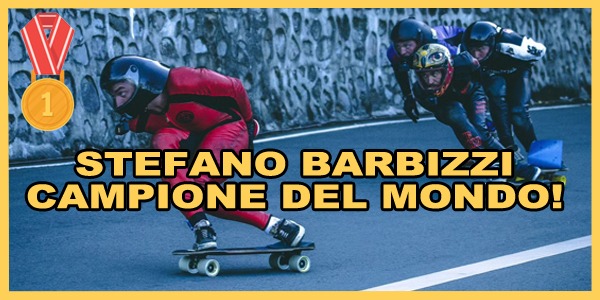 Stefano Barbizzi Campione del mondo di DownHill Skateboard